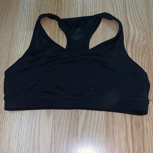 Black sports bra
